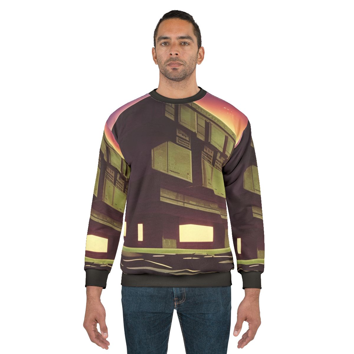 Monolith Sweatshirt - Brutalist Futuristic Fashion