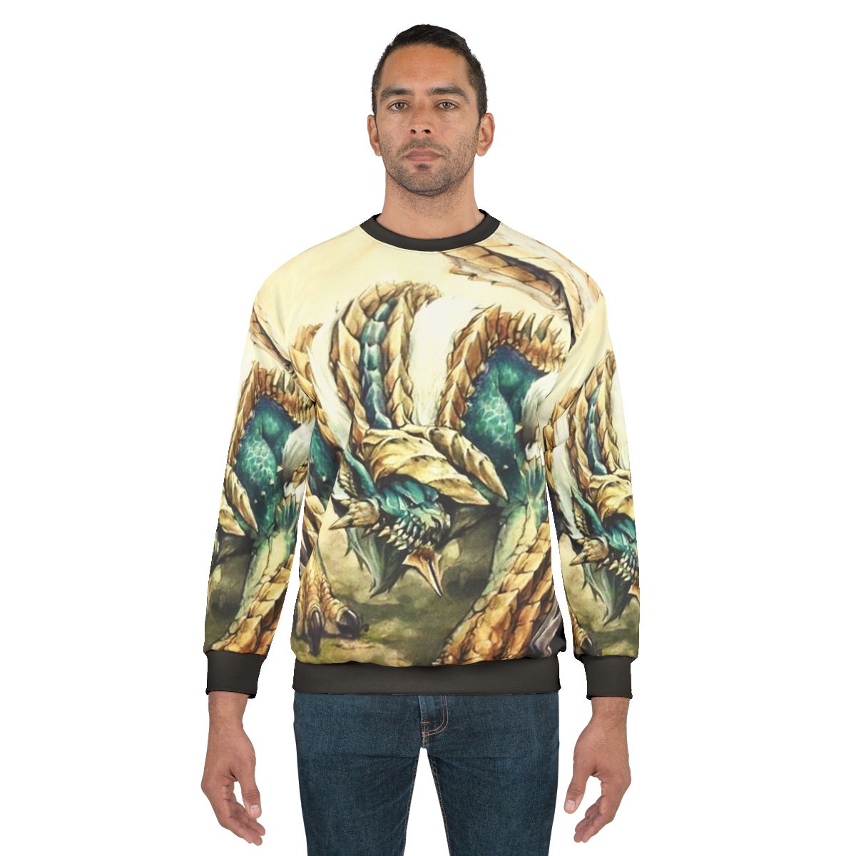Monster Hunter Zinogre Roaring Thunder Sweatshirt