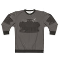 Monster Hunting Sweatshirt with Bigfoot, Funny Outdoor Adventure Apparel