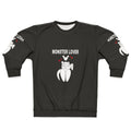 Monster Lover Black and White Graphic Sweatshirt