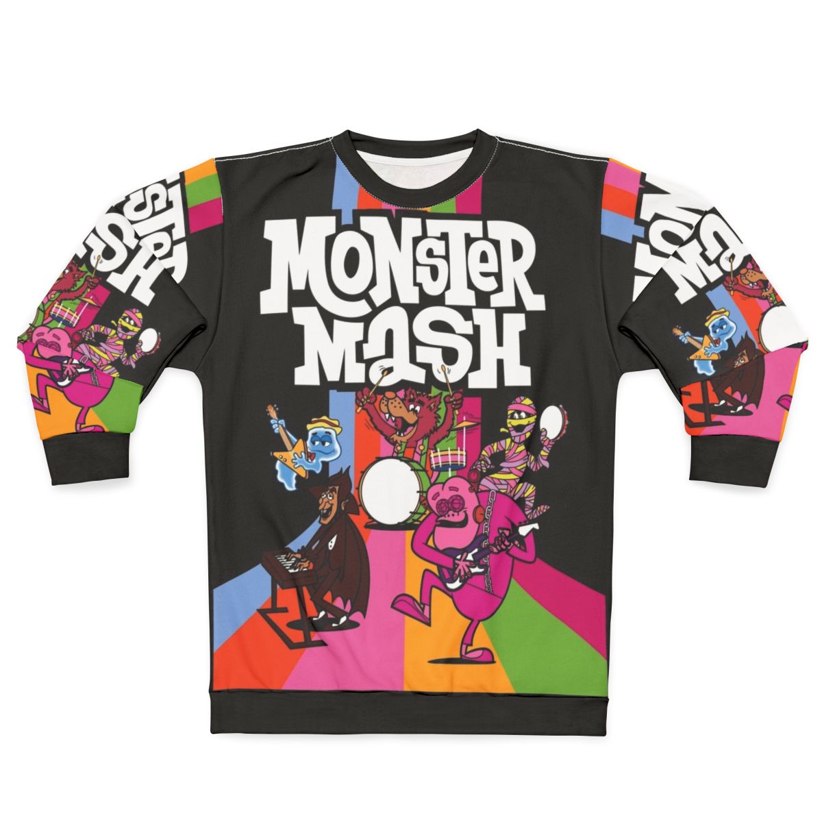 Vintage Monster Cereal Sweatshirt featuring a Monster Mash graphic