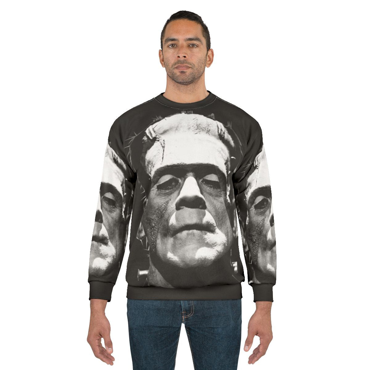 Classic Monster Sweatshirt - Frankenstein Horror Movie Inspired Clothing
