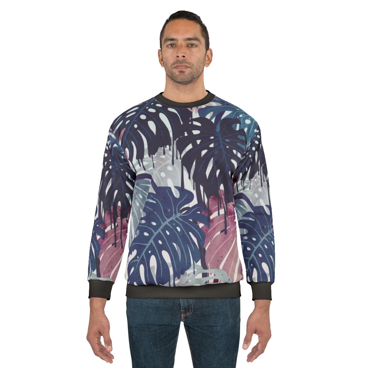 Monstera Melt Tropical Sweatshirt