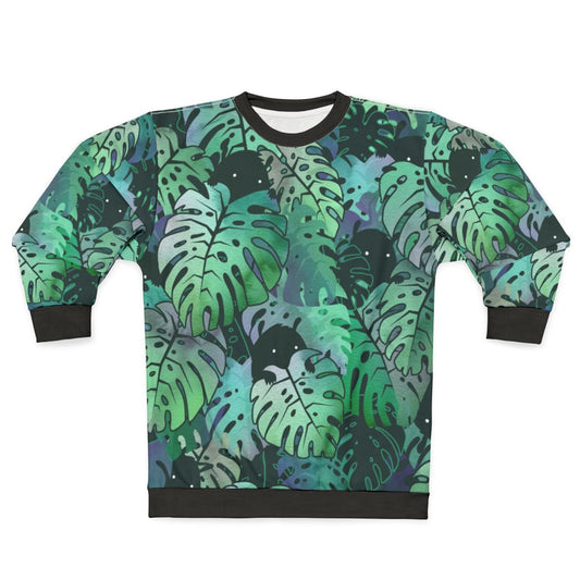 Tropical Monstera Monster Sweatshirt
