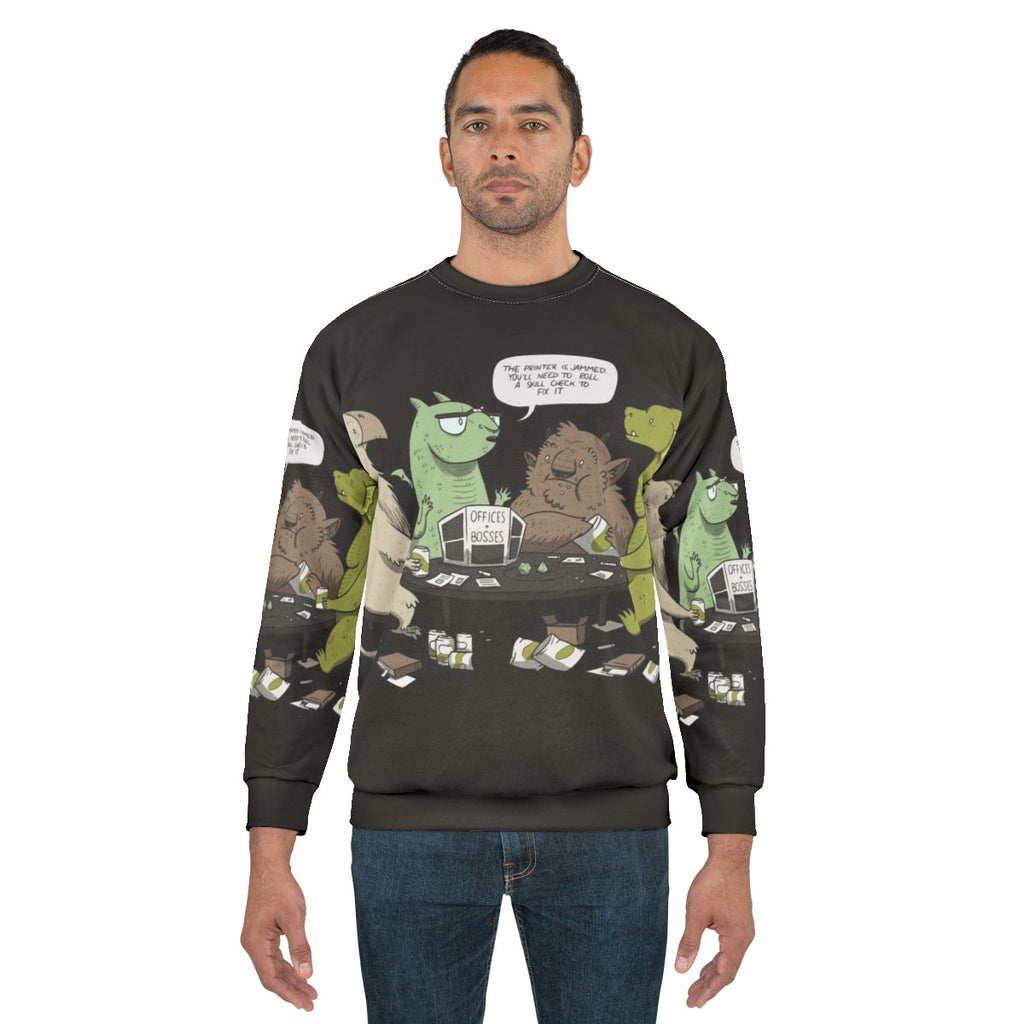 Monsters Love RPGs Fantasy Gaming Sweatshirt