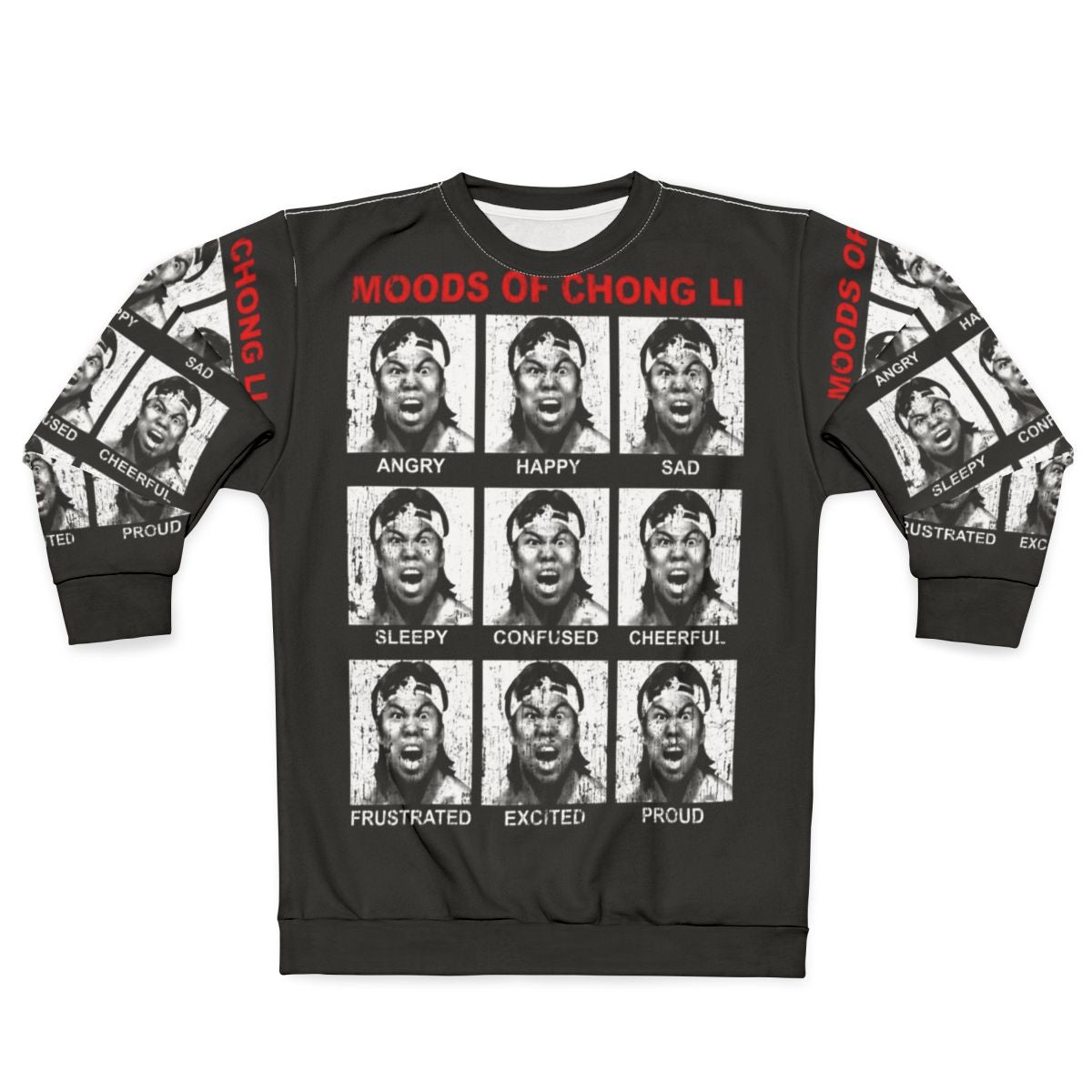 Moods of Chong Li Sweatshirt featuring Chong Li, Bolo Yeung, and Jean-Claude Van Damme