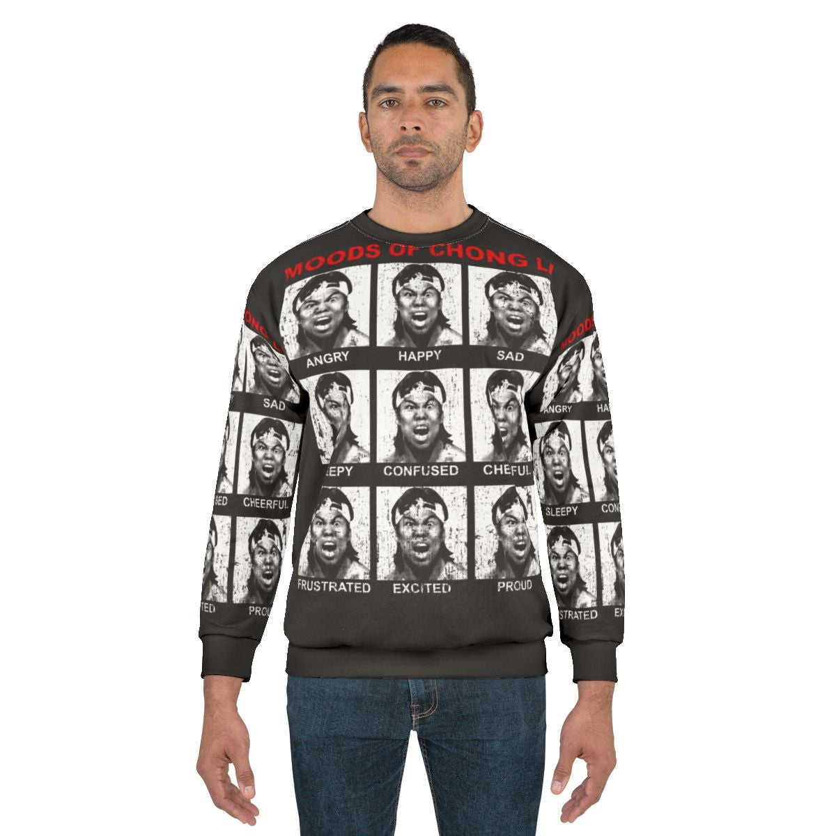 Moods of Chong Li Sweatshirt featuring Chong Li, Bolo Yeung, and Jean-Claude Van Damme
