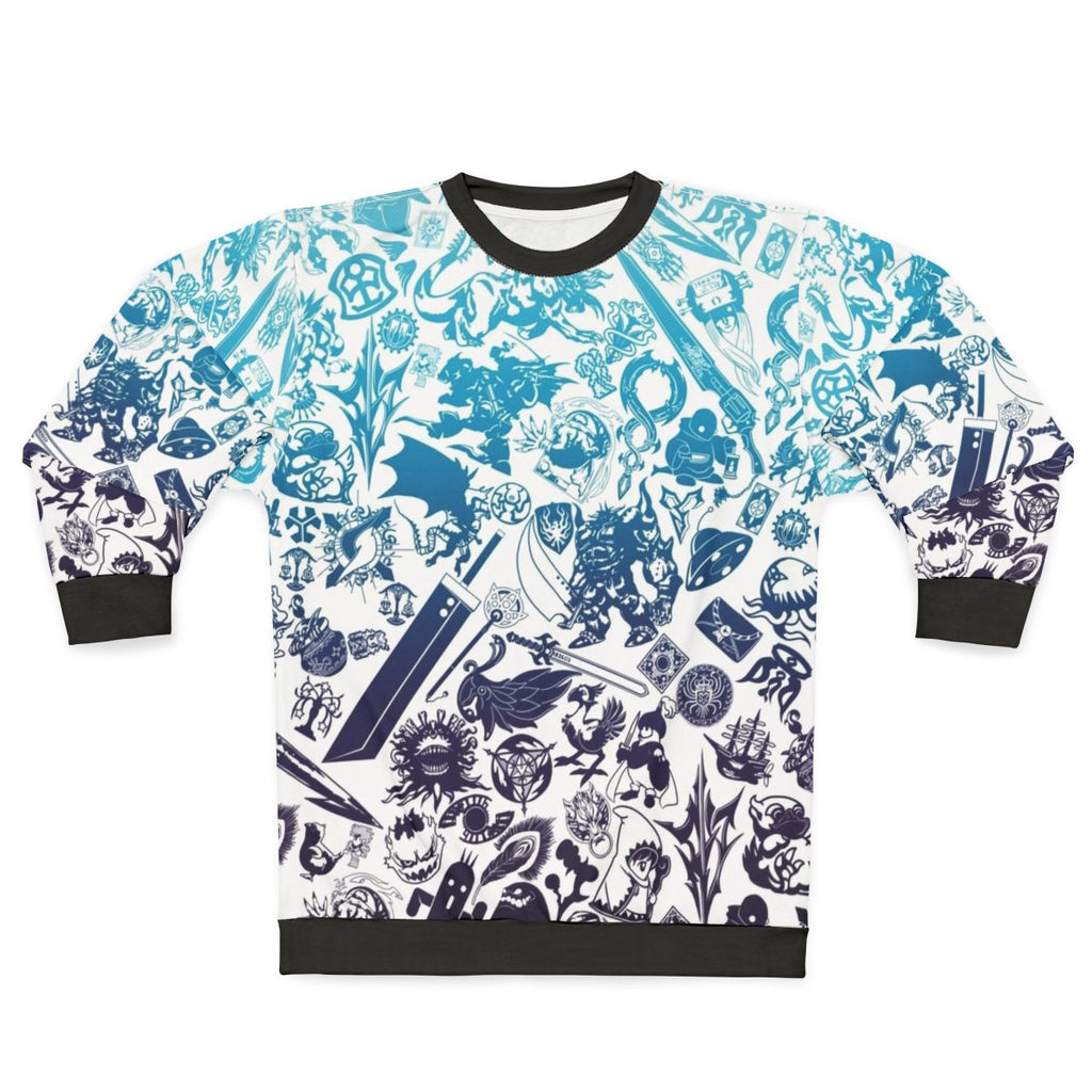 Moogle Verse Final Fantasy Blue Sweatshirt
