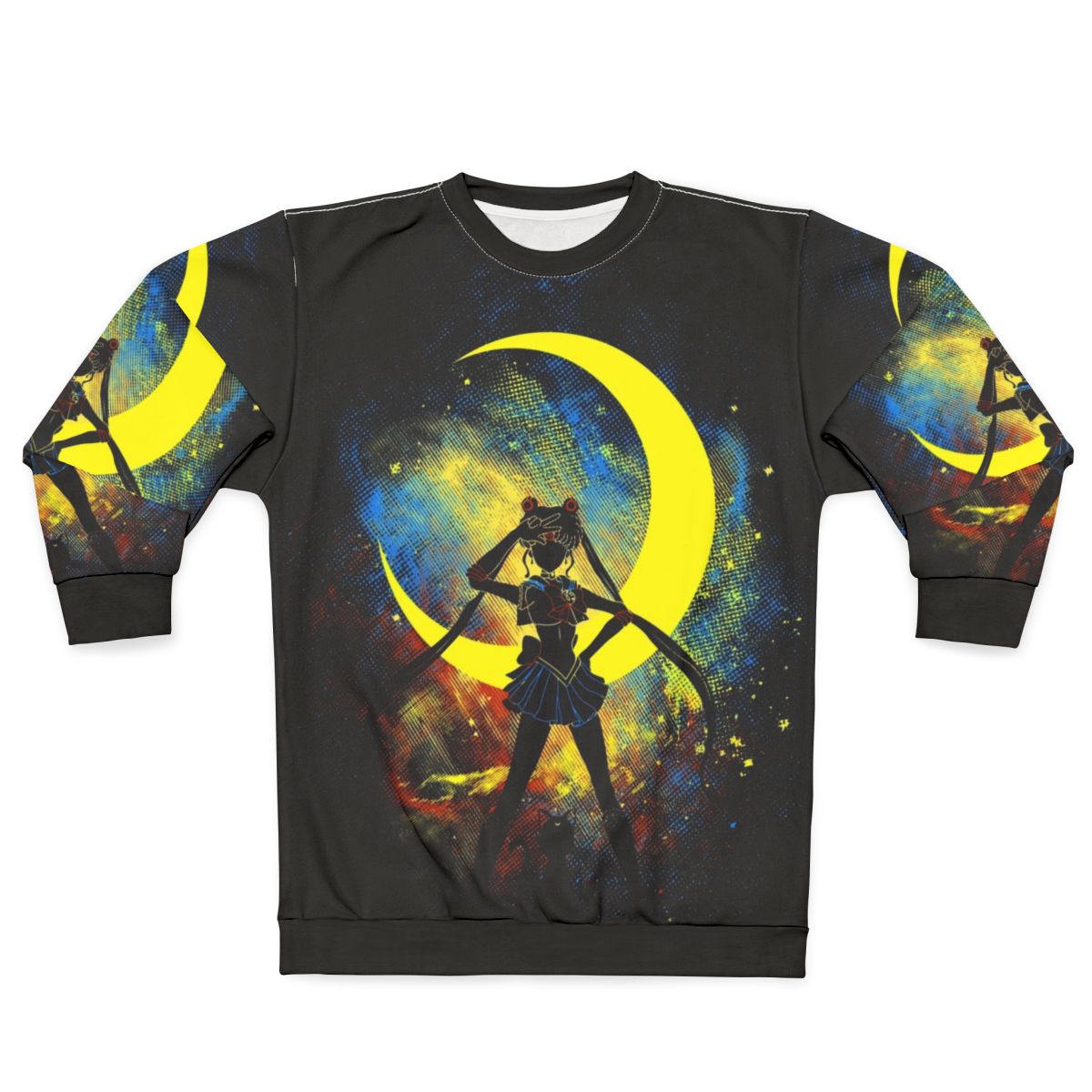 Celestial Moon Art Sweatshirt