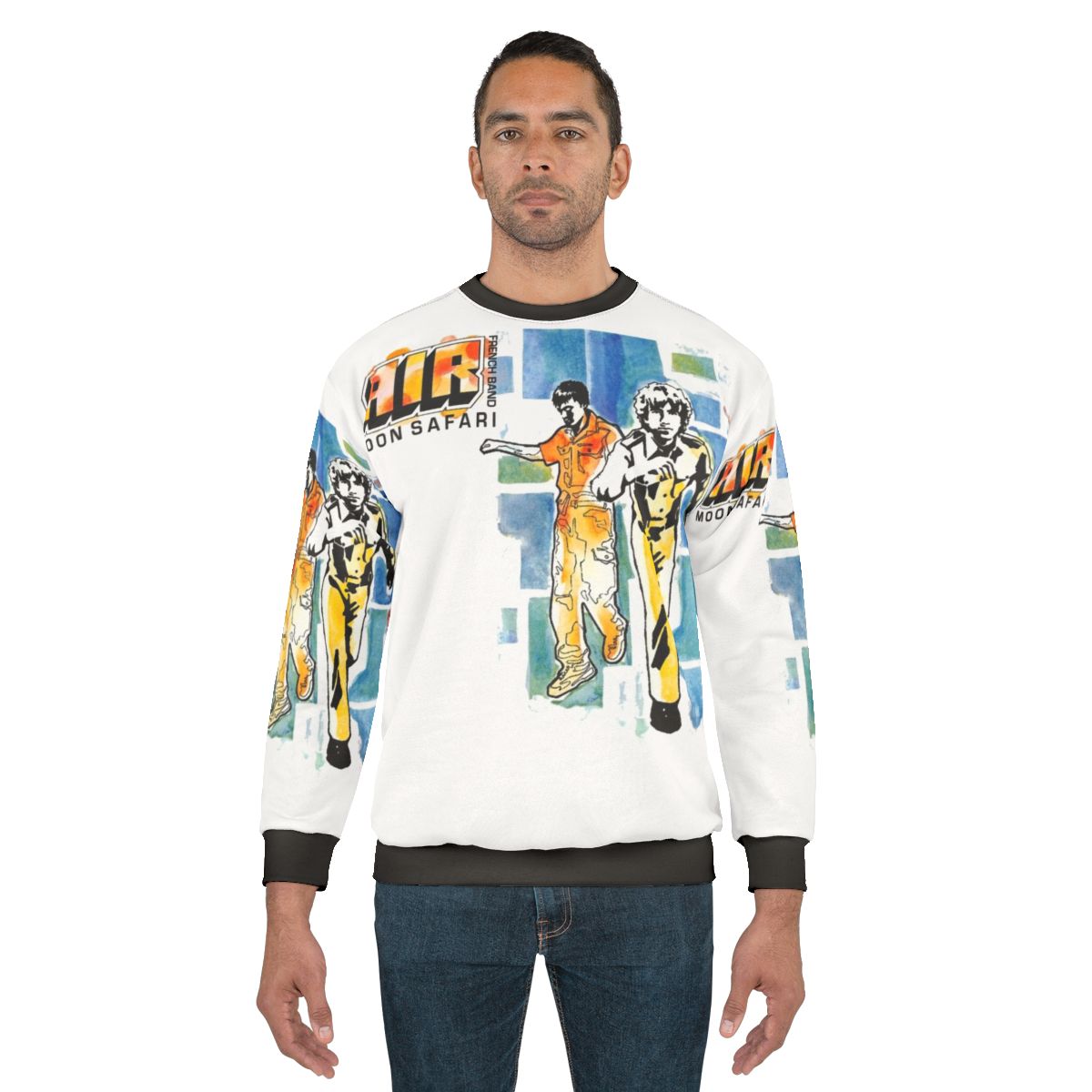 Moon Safari Sweatshirt Featuring Album Art Design
