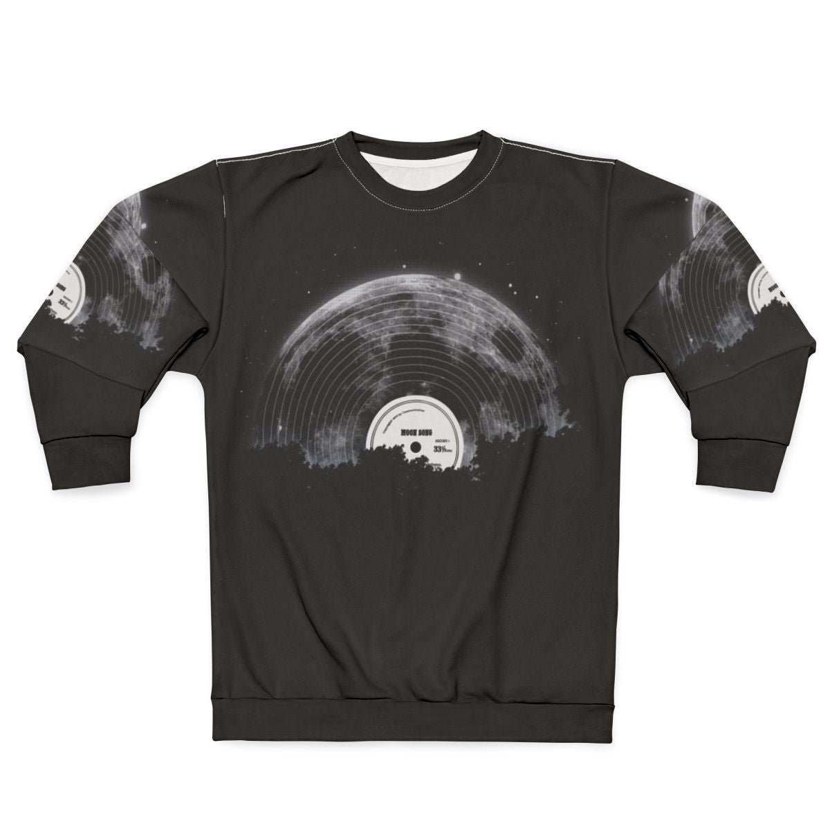 Cosmic Moon Song Sweatshirt - Vintage Inspired Space Apparel