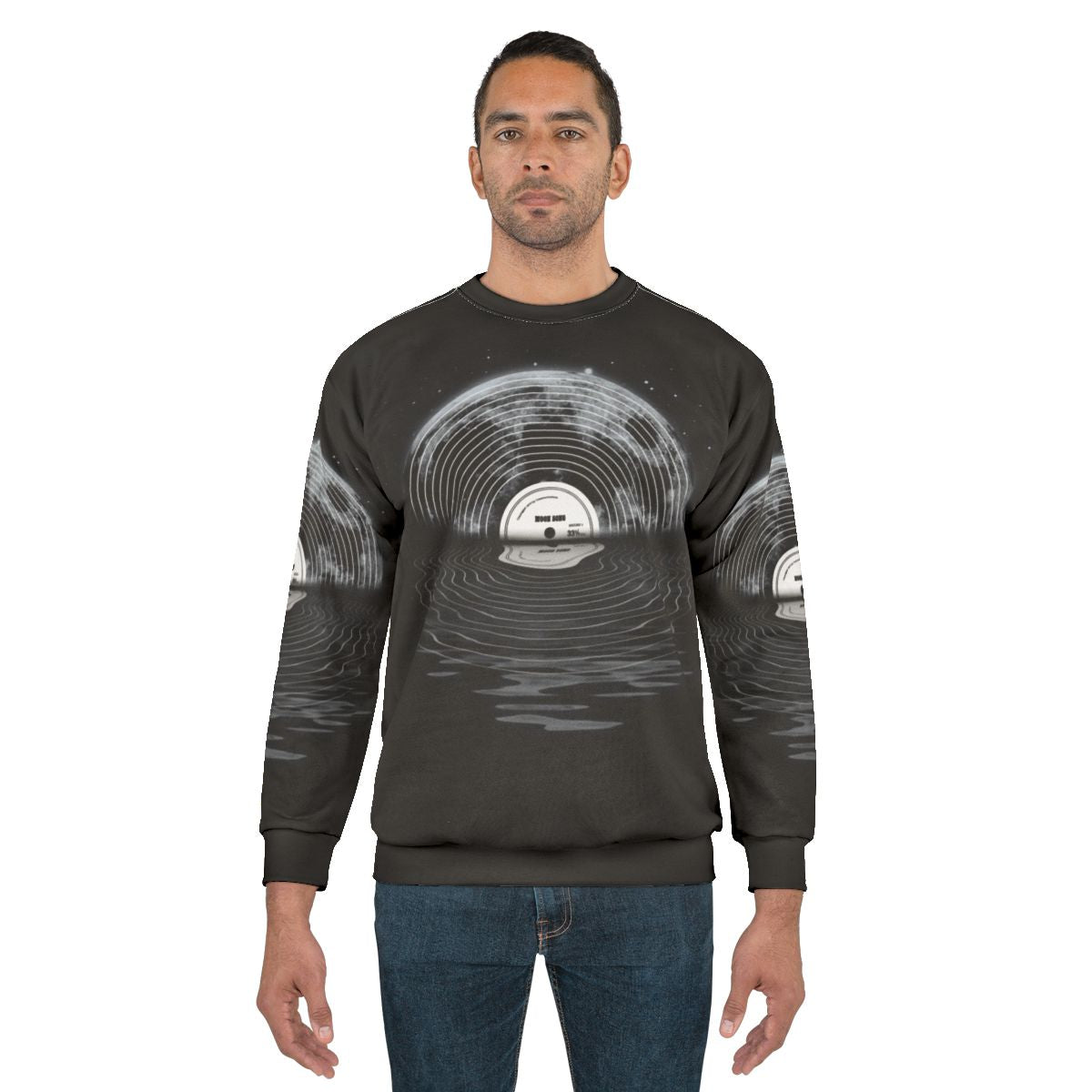 Moon Song Sweatshirt with Retro Space Inspired Design