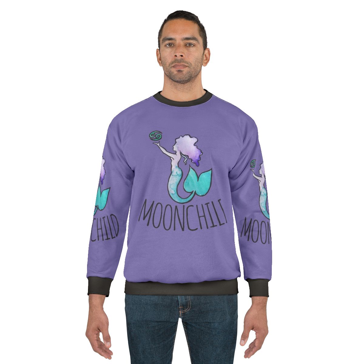 Moonchild Cancer Astrology Mermaid Sweatshirt