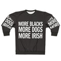 Irish Sweatshirt with Black Lives Matter and Dog Lover Graphics