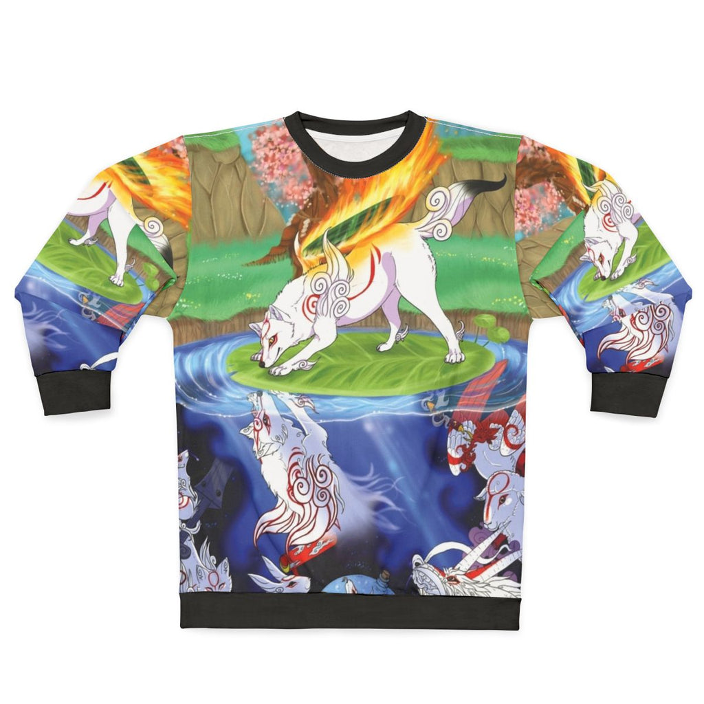 Okami Amaterasu Wolf "More Than It Seems" Sweatshirt