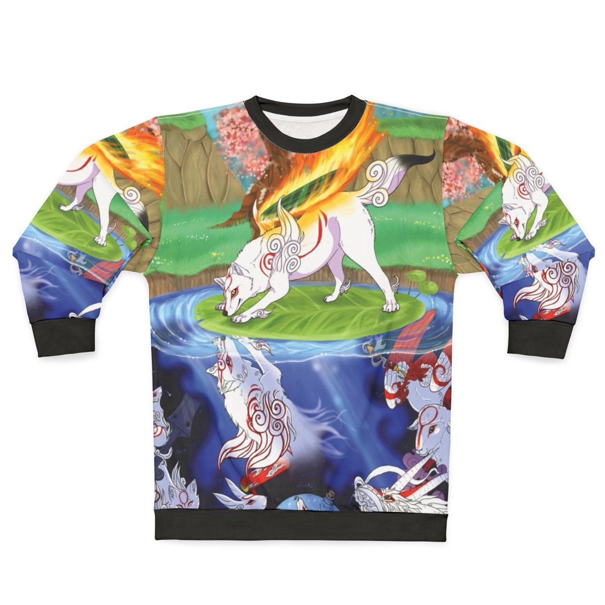 Okami Amaterasu Wolf "More Than It Seems" Sweatshirt
