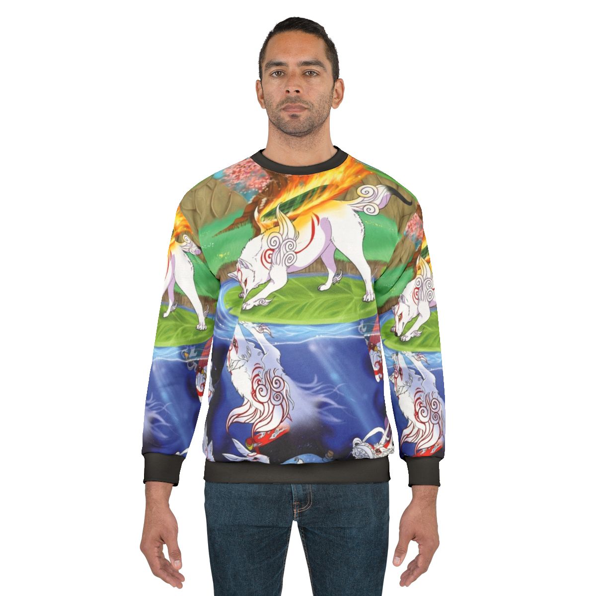 Okami Amaterasu Wolf "More Than It Seems" Sweatshirt