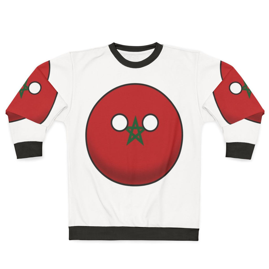 Morocco Countryball Design on Sweatshirt