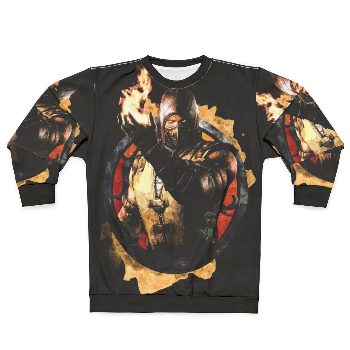 Mortal Kombat Scorpion Gamer Sweatshirt