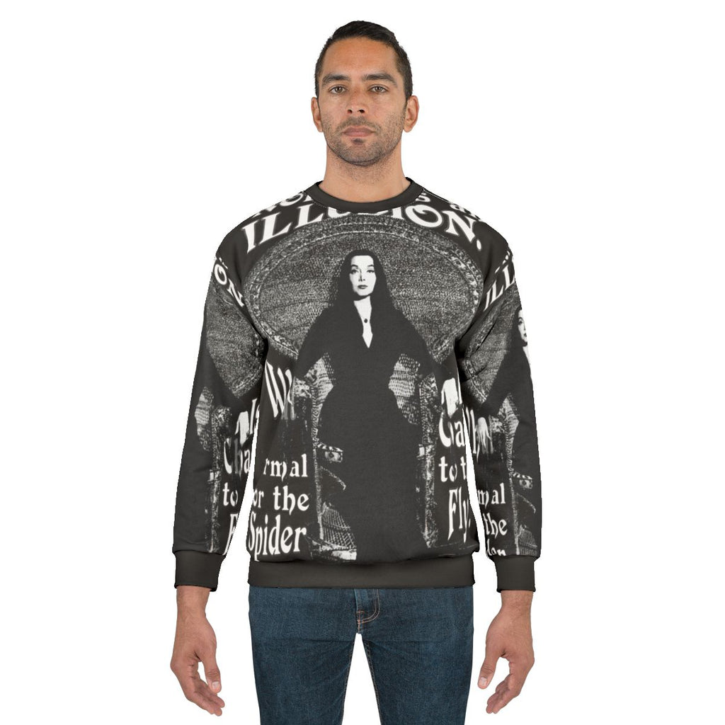 Morticia Addams "Normal Is An Illusion" Sweatshirt