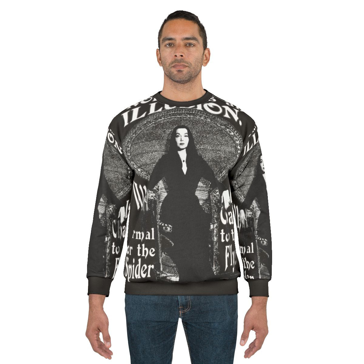 Morticia Addams "Normal Is An Illusion" Sweatshirt
