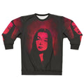 Morticia Addams inspired gothic sweatshirt
