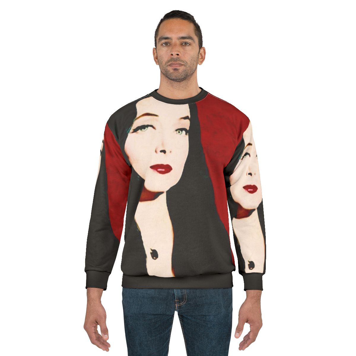 Morticia Addams Gothic Horror Sweatshirt