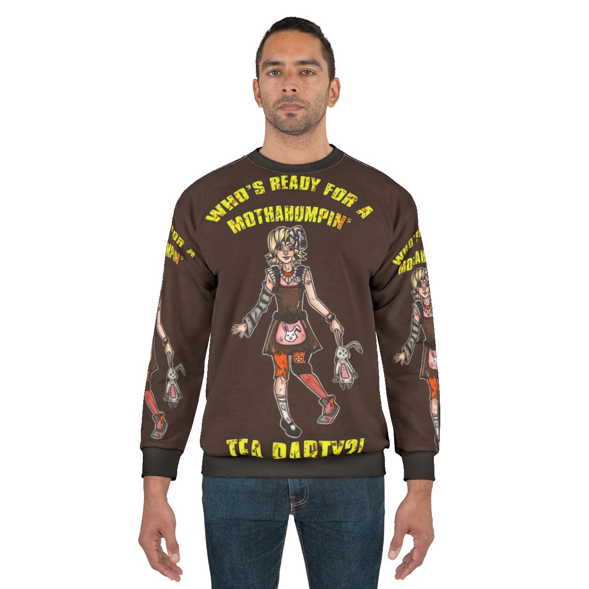 Borderlands Tiny Tina Mothahumpin Tea Party Sweatshirt