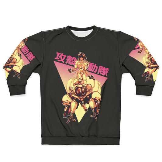 Motoko Kusanagi Ghost in the Shell Anime Cyberpunk Sweatshirt