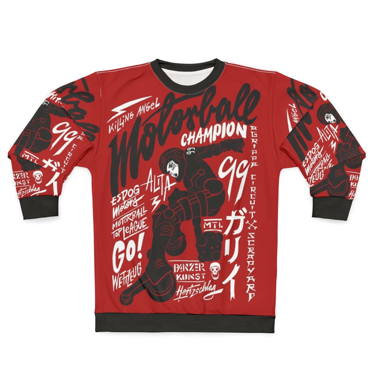 Alita Battle Angel Motorball Cyberpunk Sweatshirt