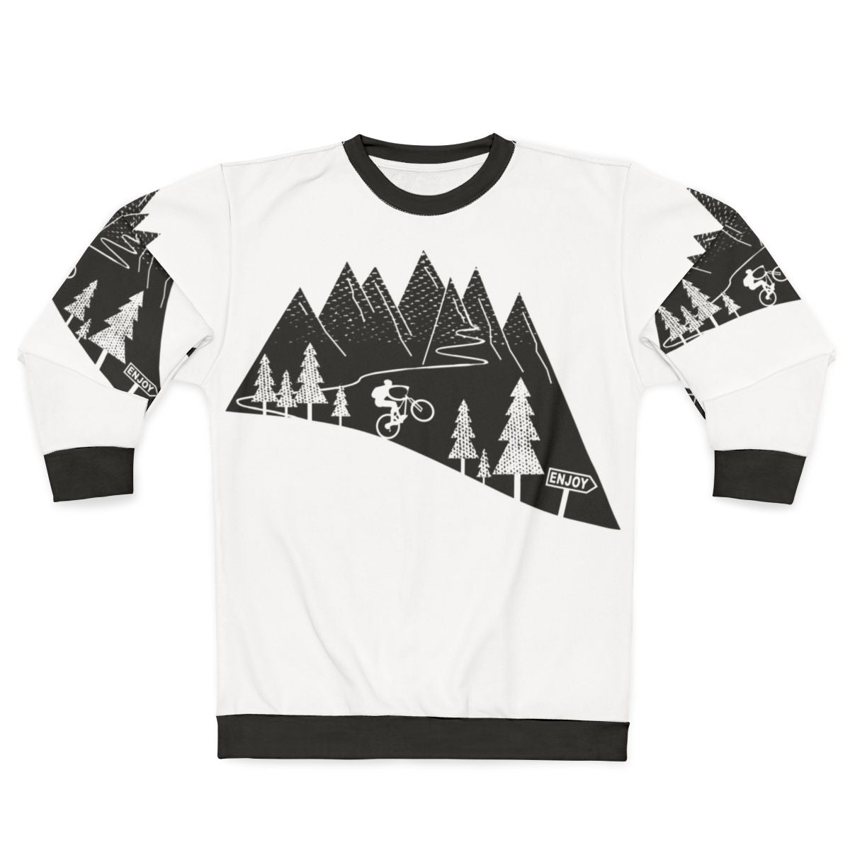 Mountain bike cycling sweatshirt for outdoor enthusiasts