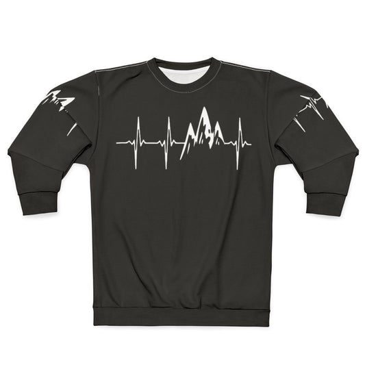 Mountain in My Heartbeat Sweatshirt - Outdoor Adventure Apparel