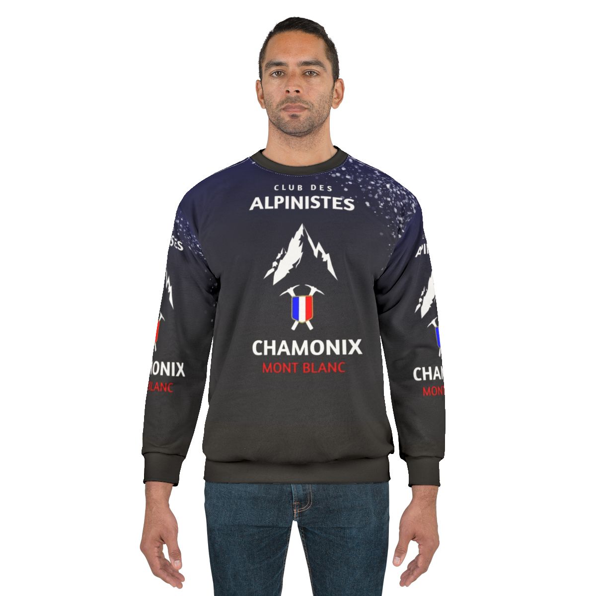 Mountaineering Sweatshirt for Chamonix Mont Blanc Climbing
