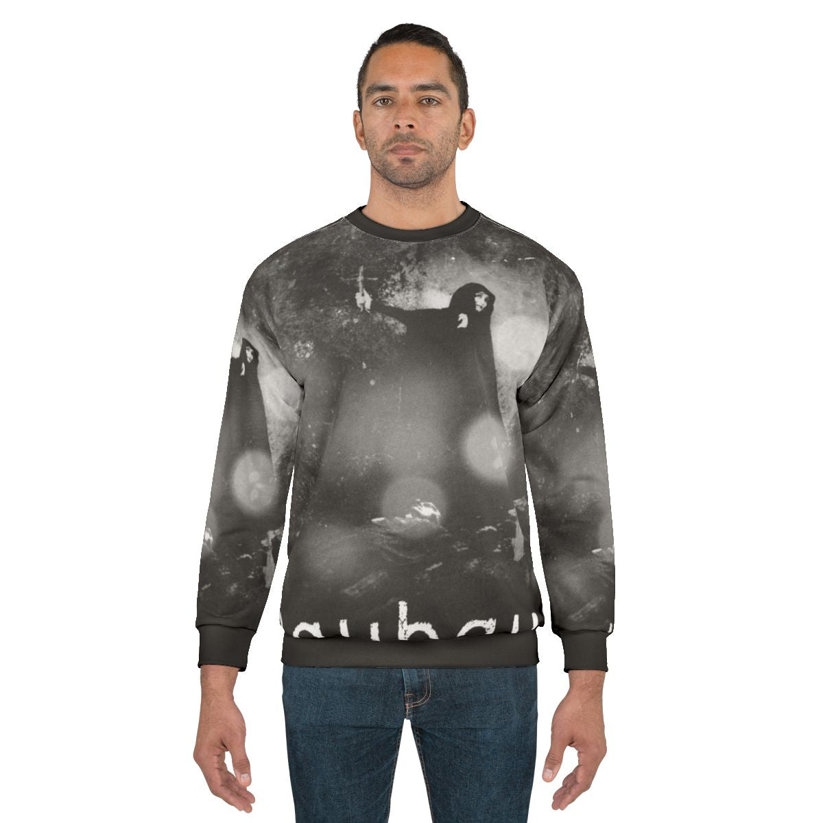 Gothic vintage horror mourning sweatshirt