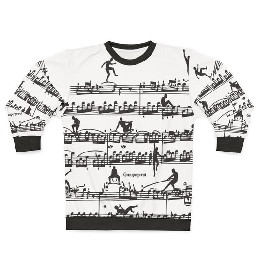Mozart Men's Sweatshirt with Classical Music Inspired Design