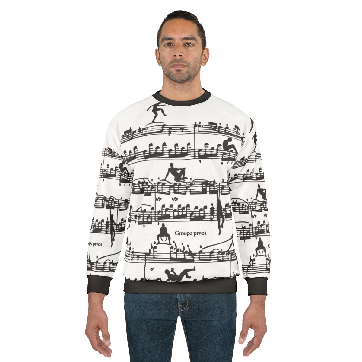 Mozart Men's Sweatshirt with Classical Music Inspired Design