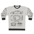 Mclaren MP4 12C blueprint style sweatshirt
