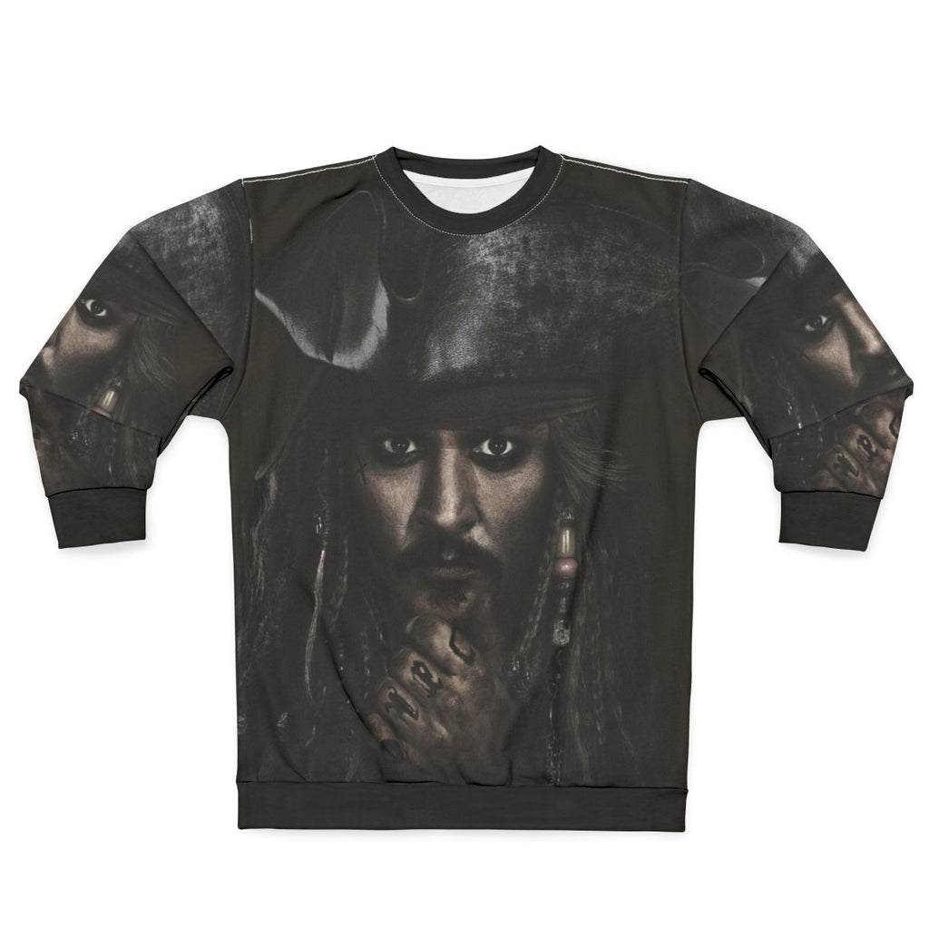 Johnny Depp as Captain Jack Sparrow Sweatshirt