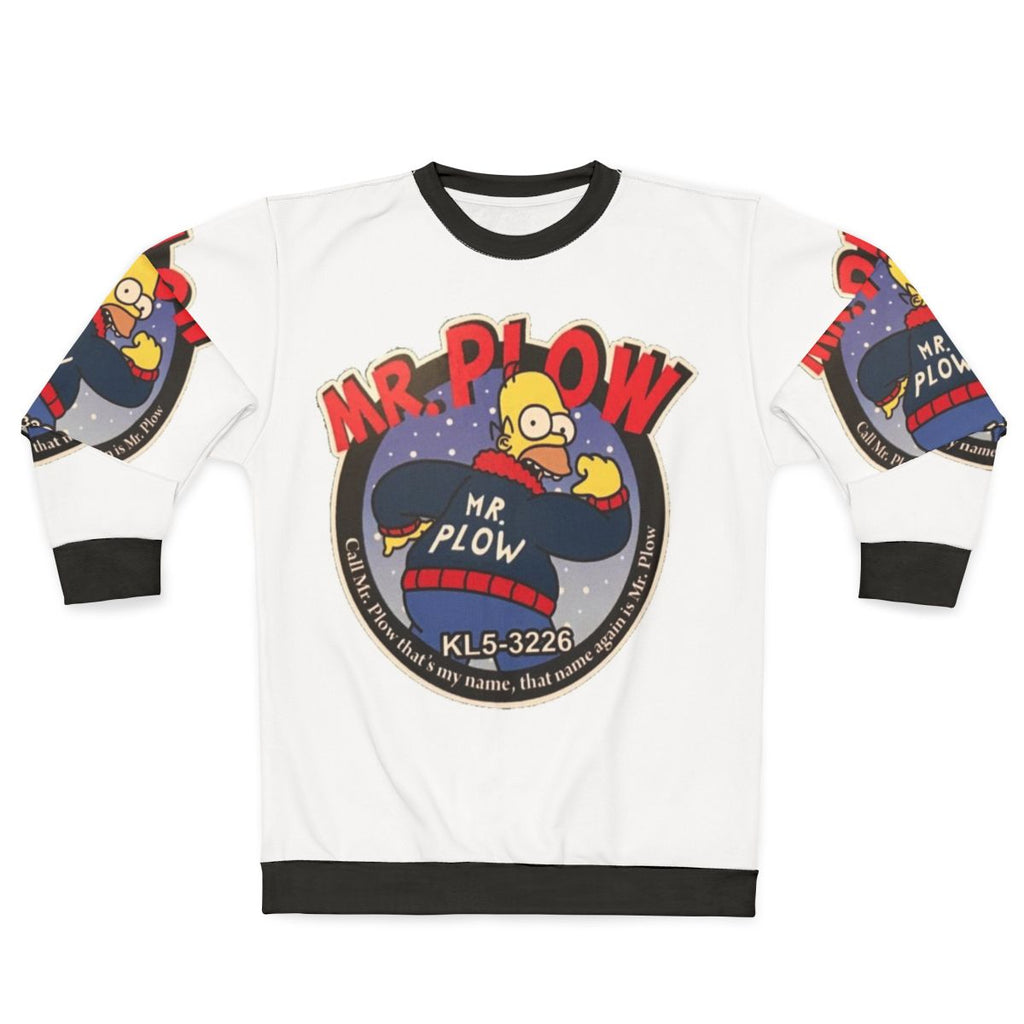 Vintage Mr Plow Sweatshirt with snow plow and retro design