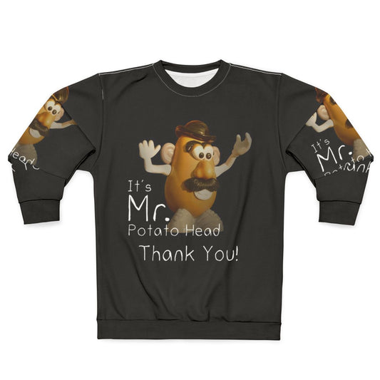 Anti-Woke Mr. Potato Head Sweatshirt - Satirical Pop Culture Clothing
