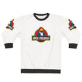 Mr Spielbergo parody sweatshirt with cartoon character design