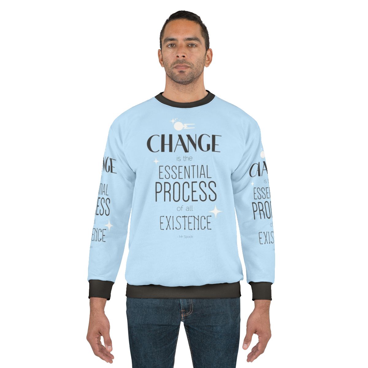 Vulcan Wisdom: Mr. Spock Quote Sweatshirt