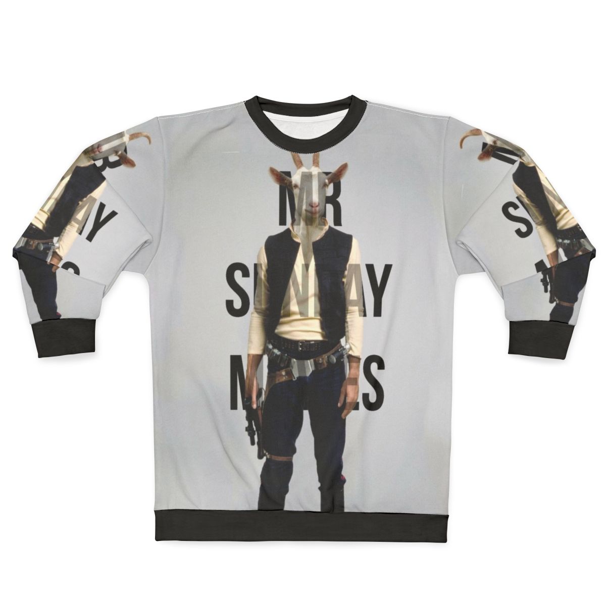 Mr Sunday Sweatshirt with a humorous graphic design