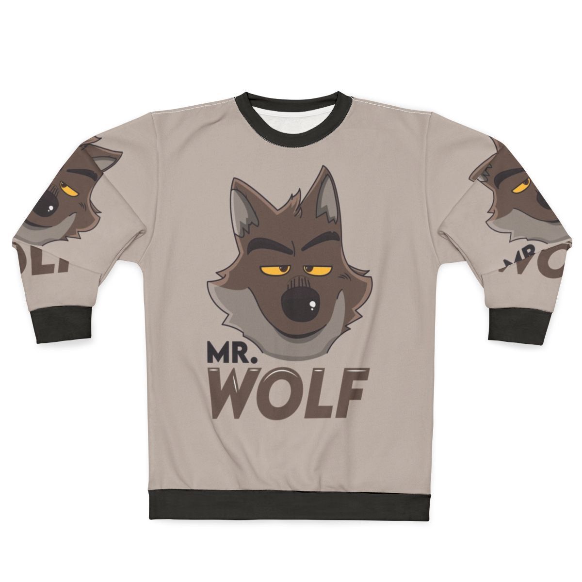 Mr Wolf The Bad Guys Animated Movie Sweatshirt