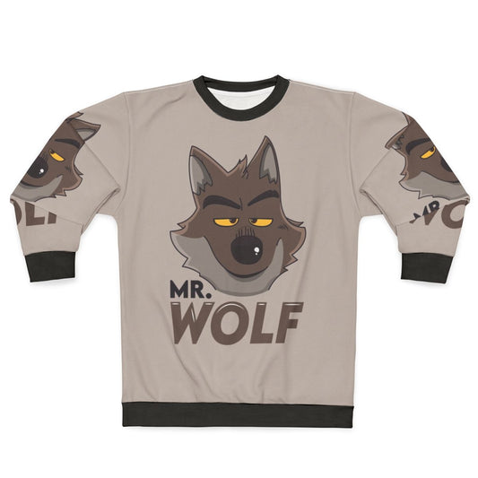 Mr Wolf The Bad Guys Animated Movie Sweatshirt