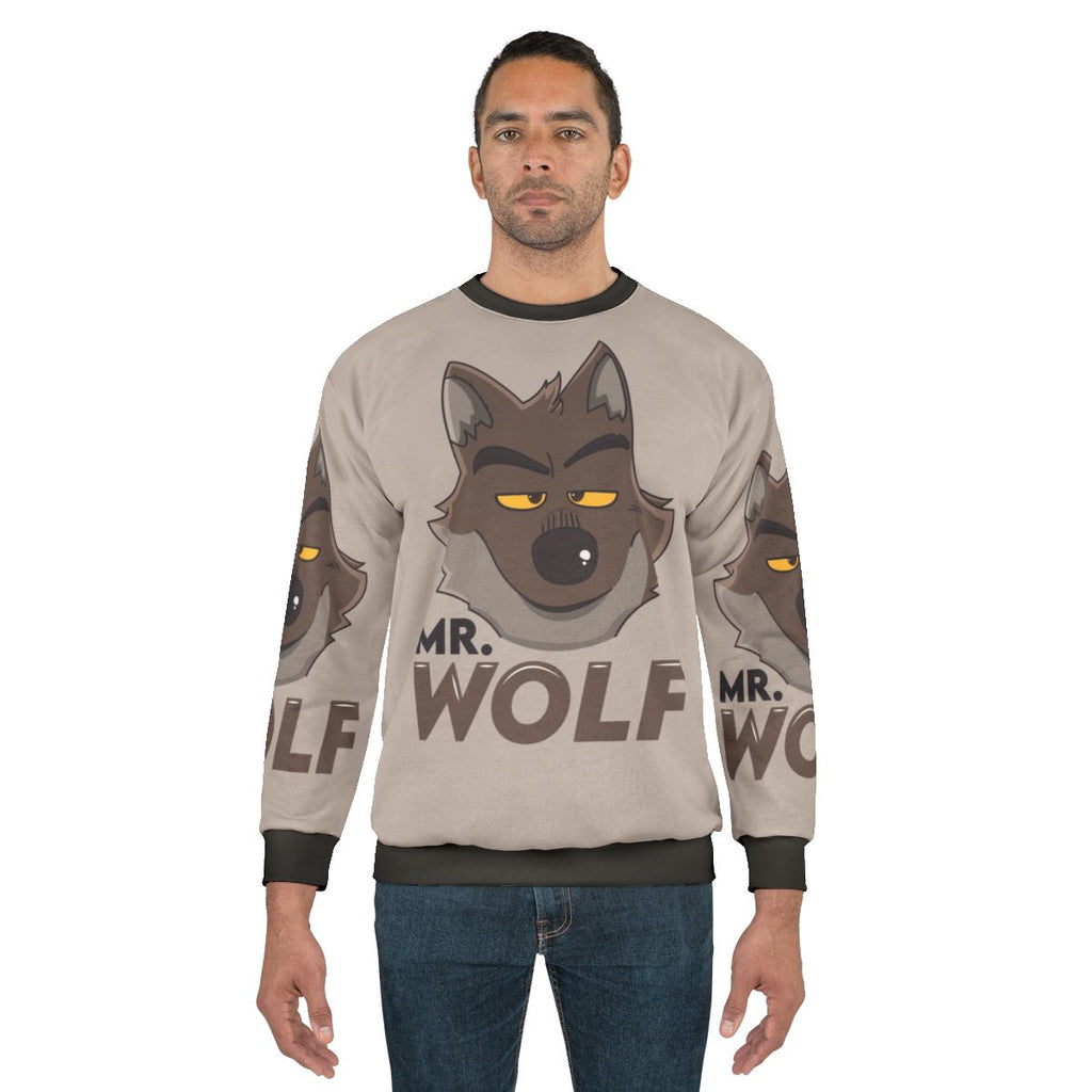 Mr Wolf The Bad Guys Animated Movie Sweatshirt