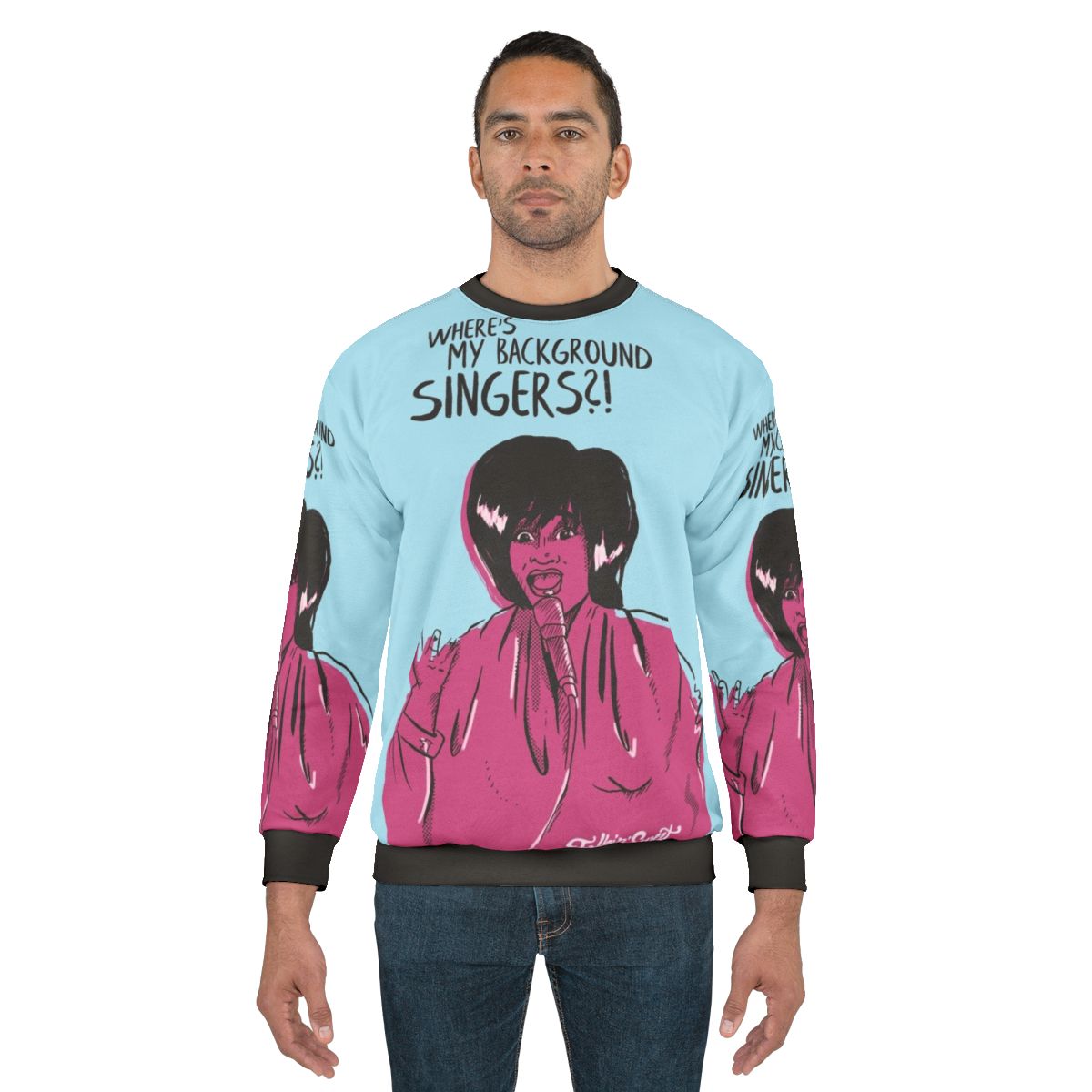 Ms Patti's Legendary Backing Singers Hot Pink Sweatshirt