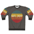 Retro vintage Mt Joy indie alternative music sweatshirt with nature landscape design