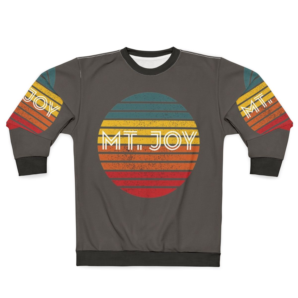 Retro vintage Mt Joy indie alternative music sweatshirt with nature landscape design