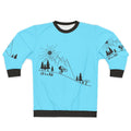 Mountain bike cycling sweatshirt with focus on outdoor sports and athletic clothing